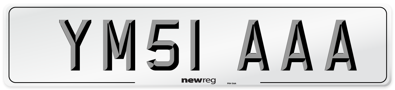 YM51 AAA Number Plate from New Reg